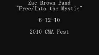 Zac Brown Band- Free/ Into the Mystic chords