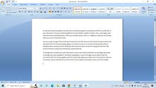 What is the short form to write a paragraph in MS Word