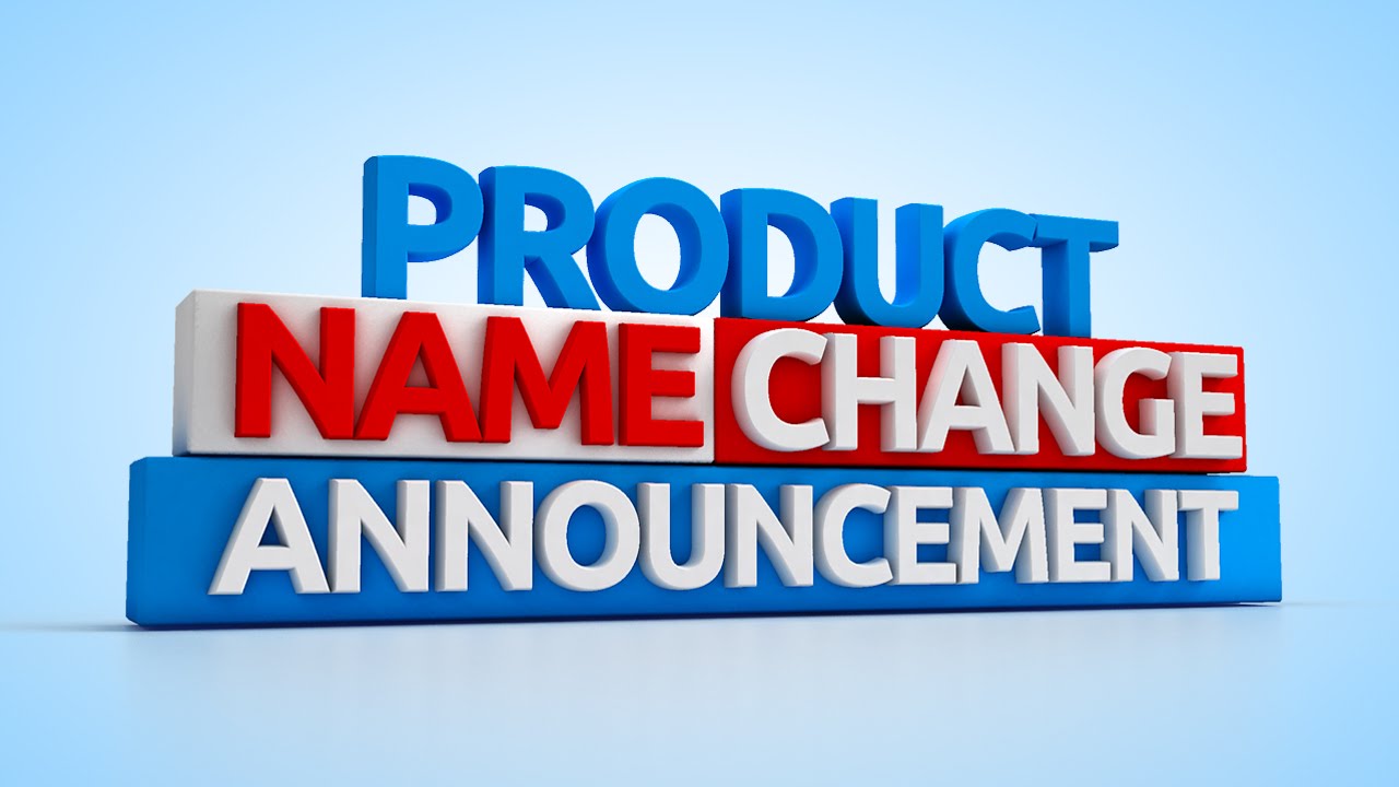 STYRO Product Name Changes