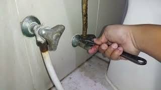 Quick And Easy Replace Flexible Hose For Flusher Tank