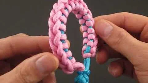 How to Make a Harbin Heather Bar (Paracord) Bracel...