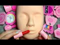 Asmr wooden makeup on mannequin whispered