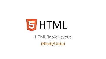 16 HTML Website Layout in Table Tag Tutorial in Hindi   Urdu