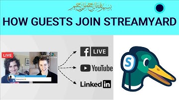 How guests can join StreamYard live streaming session? #mushabbar #learnSkills #livewithstreamyard