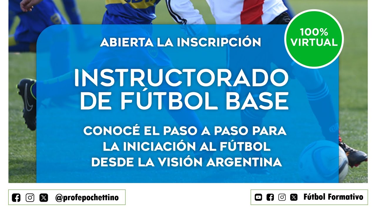 Clase Presentación - Instructorado de Fútbol Base 
