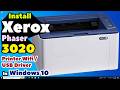 How to Download &amp; Install Xerox Phaser 3020 Printer Wifi or USB Driver in Windows 10 PC or Laptop