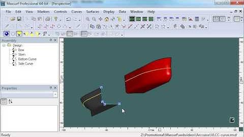 MAXSURF Modeler - Arc Curves