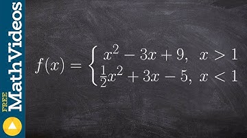 How to determine if a function is continuous and differentiable