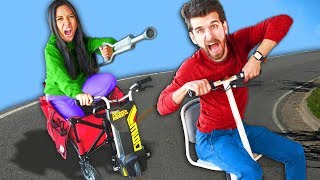 DIY Fastest Car Built from Junk Wins Challenge! Boys vs Girls Battle Royale 2 Reveals Hacker Secrets