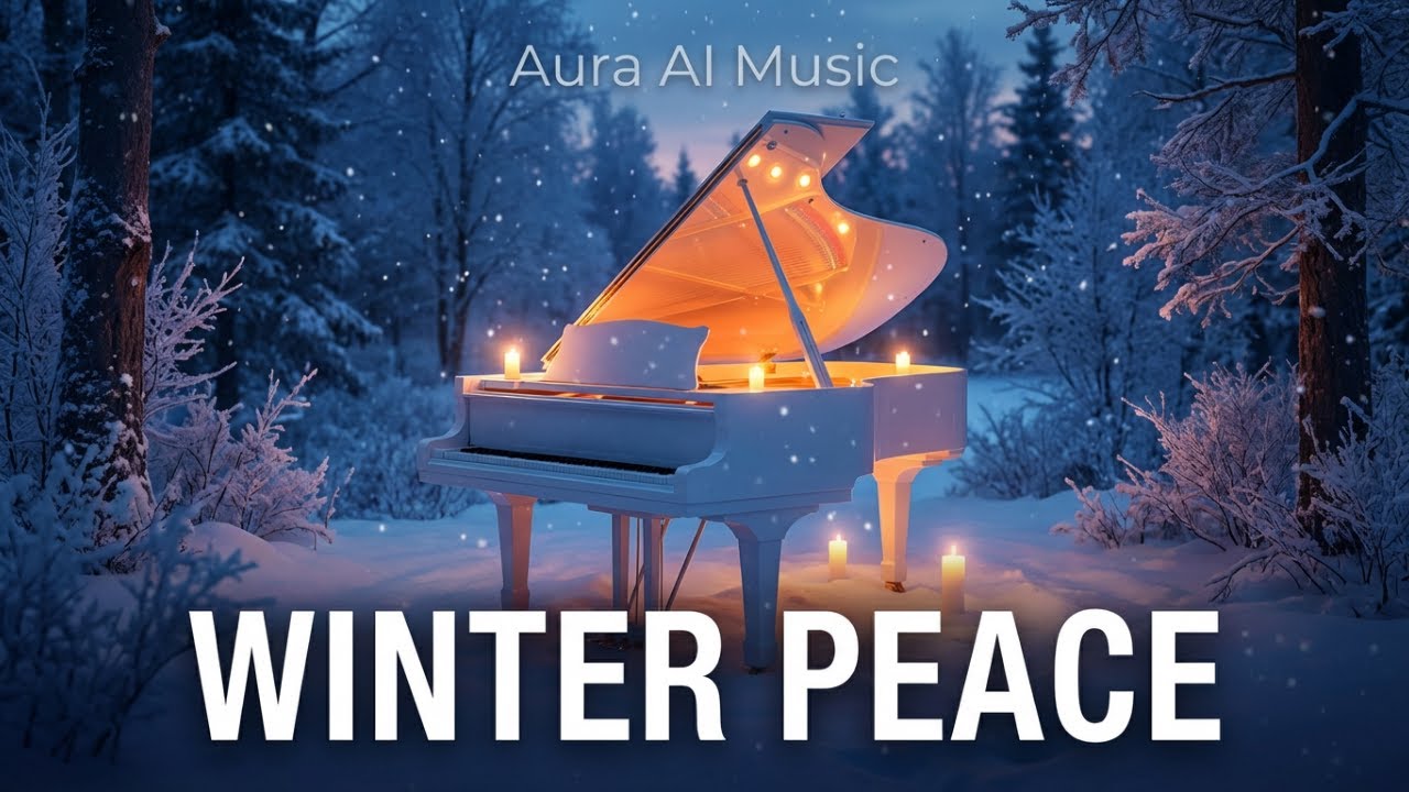 Winter's Gentle Song ❄️ Soothing Piano Melodies for Peace & Meditation