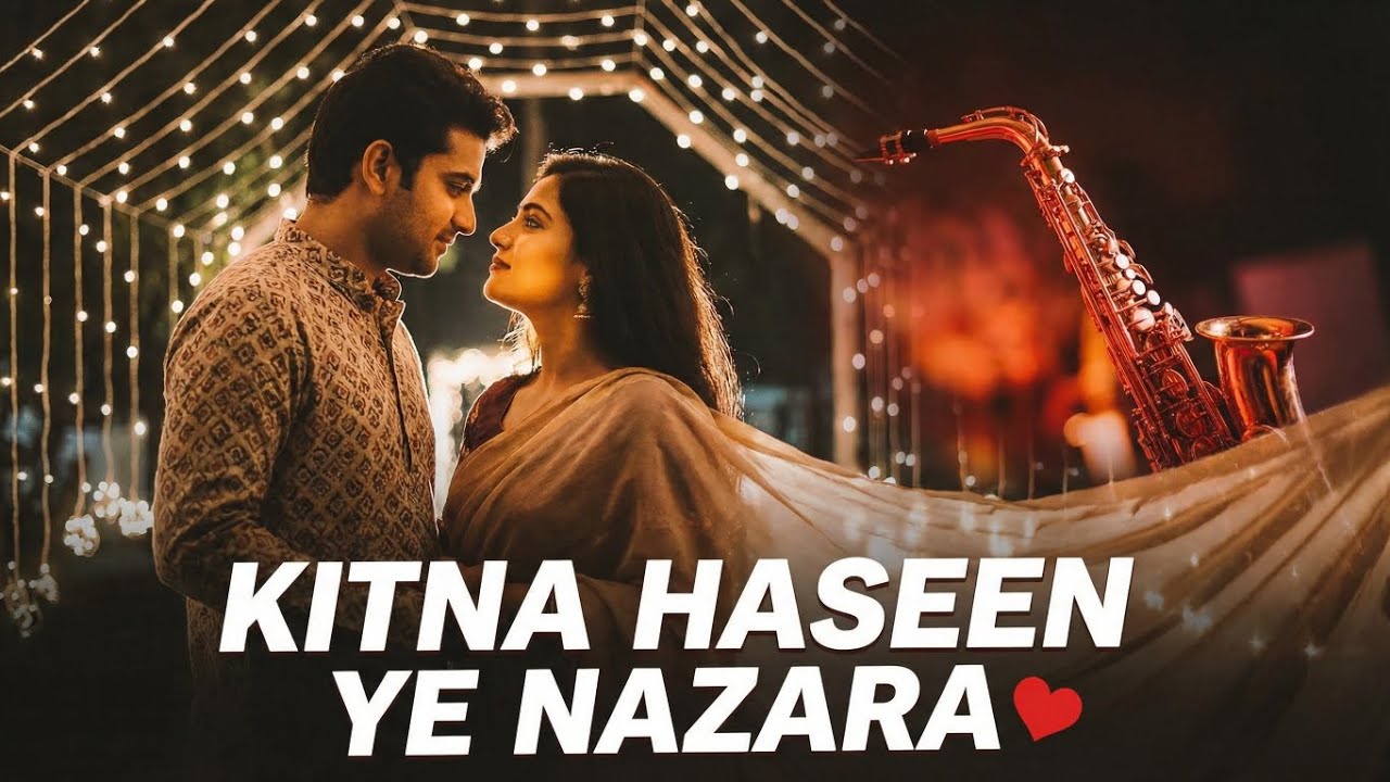 Kitna Haseen Ye Nazara Hai | 90s Style Romantic Hindi Song | GoldenEra Series