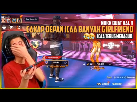 Nukk Buat Hal !! Cakap Banyak Girlfriend Icaa Terus Merajuk 😆😆 - PUBG Mobile