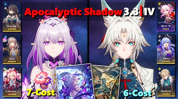 [HSR] Apocalyptic Shadow 3.3 | E0S1 Castorice x Hyacine True DMG + E0S1 Feixiao FUA | F2P Teams
