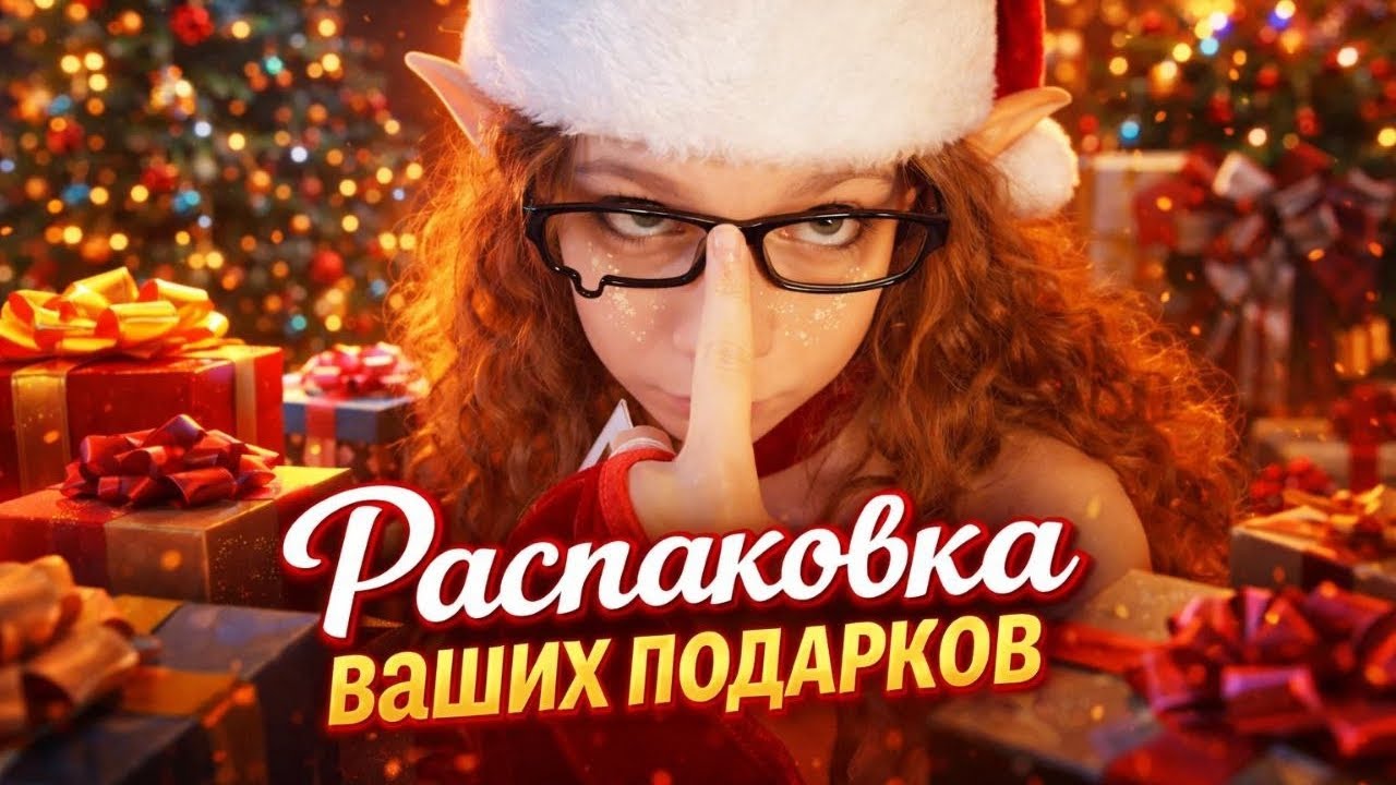 РАСПАКОВКА ПОДАРКОВ ОТ ПОДПИСЧИКОВ 𐙚 Новогодний Vlog ✨