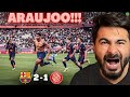 Araujo Secures Win for Barcelona 🟦🟥 | Barca 2-1 Girona