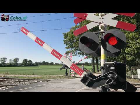 Spoorwegovergang Vught ??4K?? // Dutch railroad crossing