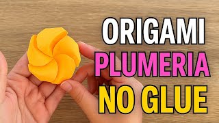 Origami Plumeria Flower Tutorial