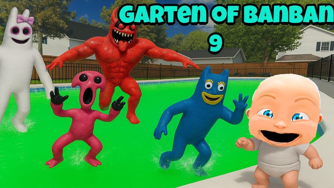 Bebek Gaffur BanBan ları GİVANİUM HAVUZUNA ATTI | Who's Your Daddy