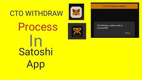 How to Withdraw CTO Token| CTO Token Listing In Satoshi App 2024 | Satoshi Mining |