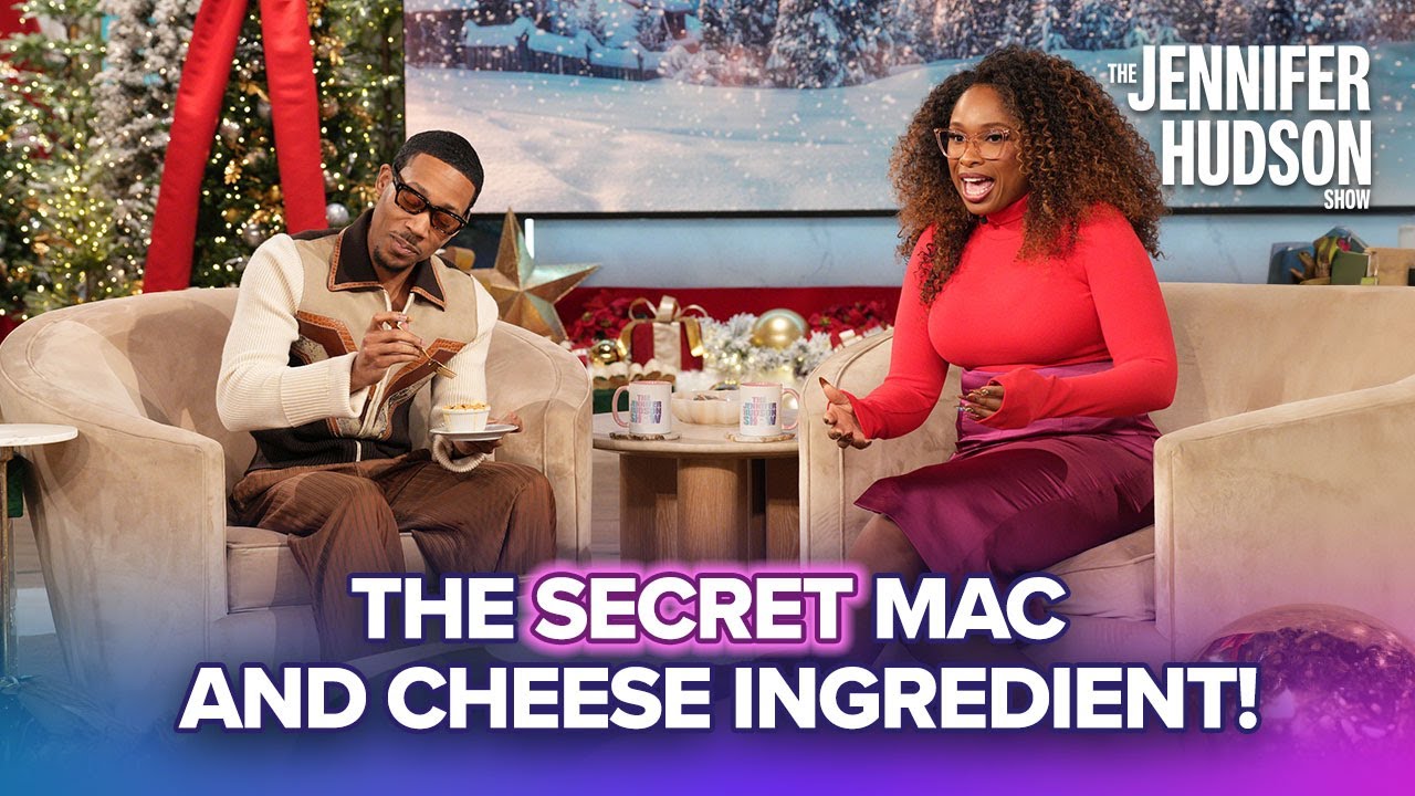 Tyler James Williams Tries JHud’s Mac and Cheese… His Reaction Says It ALL!