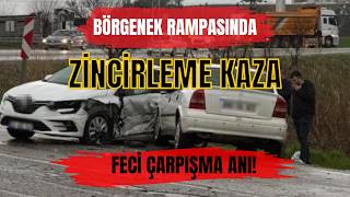 Adıyamanda Zincirleme Kaza Kamerada