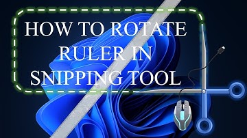 How to rotate ruler in snipping tool #snippingtool #snip&sketch #ruler #rotate #screenshot #tutorial