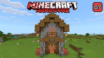 Librarian Home & Getting My First Mending Book! - Minecraft Hardcore Episode 7