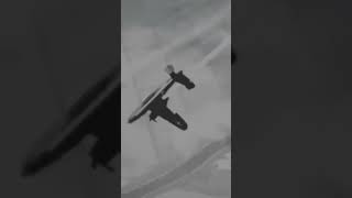 WW2 Guncam   B 25 bomber gets shotdown by Me 262 #ww2 #crash #shorts