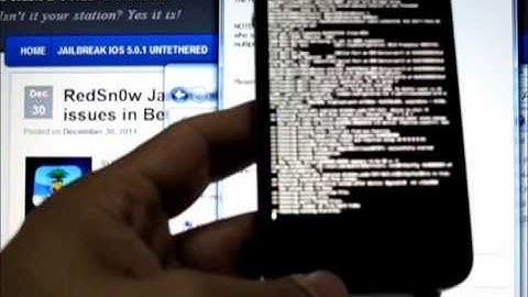 Jailbreak Errors iOS 5  Episode 3 Device Hanging With Black Screen After Jailbreak