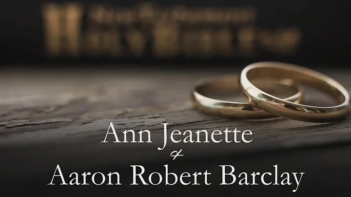 The Christian Marriage of Ann Hintz and Aaron Barc...