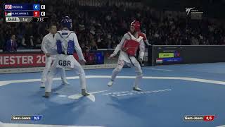 115 [QF] Men -68kg | Bradly SINDEN (GBR) VS. Zaid ALHALAWANI (IRI) | WT MANCHESTER 2023 - Grand Prix