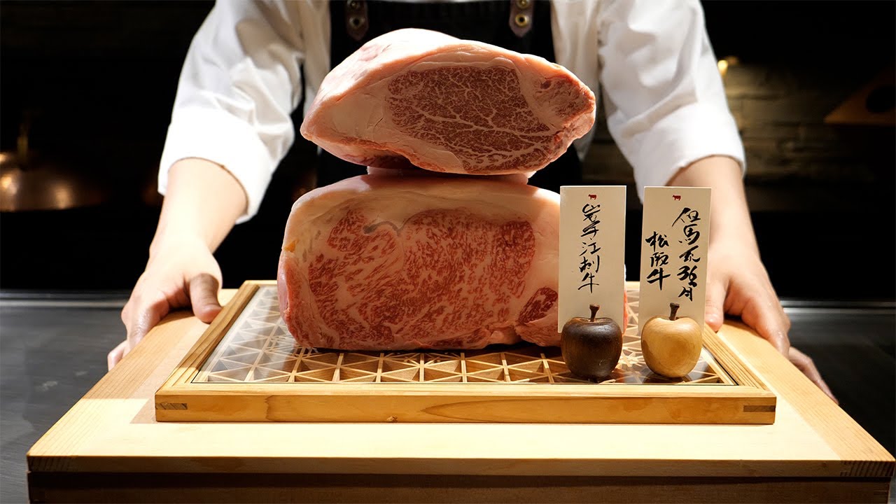 Теппаньяки с говядиной эсаси в городе Мацумото, префектура Нагано, Япония - Теппаньяки эндзю -