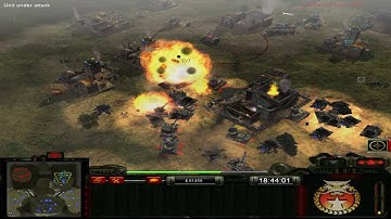 Command & Conquer Contra Mod: Nuke General vs Super Weapon General vs Demolitions General