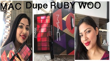 MAC Ruby woo dupe| Ruby woo dupe in india