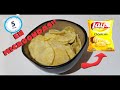 PAPAS FRITAS🍟🍟  | Sabes cómo hacer las mejores papás chip (snack) en 5 minutos en microondas 👩🏻‍🍳😉