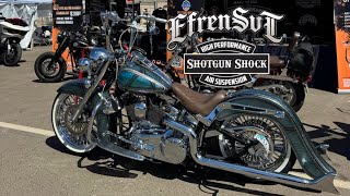 Shotgun Airride on my Softail at Arizona Bike Week 2026 🔥 Girls ride from Scottsdale Harley!