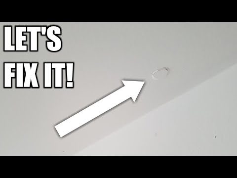 How to fix a Screw or Nail Bulge in Plasterboard