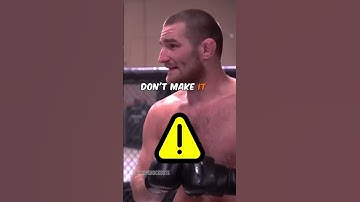 Sean Strickland Teaching HOW to be More Efficient in SPARRING