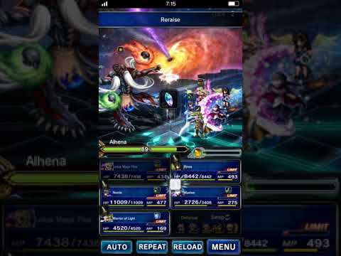 How to defeat  Alhena To get Dragon's Whisker (ffbe)