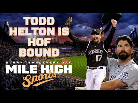 Colorado Rockies legend Todd Helton is going to the Hall of Fame