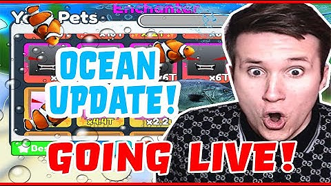 🌊 Getting LIVE Into The LEADERBOARD In The NEW OCEAN Update In Tapping Simulator 🌊