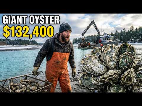 How the $132,400 Giant Oyster Harvesting Journey of American Fishermen Really Happens | Creatures