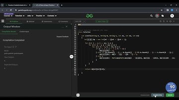 LCS of three strings | 30-01-2024 | GFG | POTD | JAVA | GreeksforGreeks