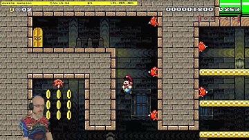 puzzle mansion by T Super / L9L-XDV-3KG / Mario Maker 2 Puzzle solution