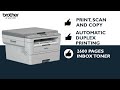 Brother 3-In-1 Multi-Function Mono Laser Printer With Automatic Duplex DCP-B7500D