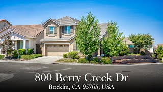 Full Property Tour | 800 Berry Creek Dr, Rocklin, CA 95765, USA