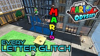 EVERY Letter Glitch | Super Mario Odyssey