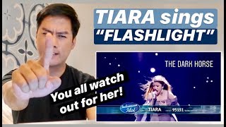 VOCALIST REACTS to TIARA - FLASHLIGHT (Jessie J) - Indonesian Idol 2020