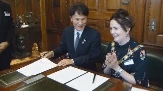 明治維新ゆかりの地と協定  鹿児島県と英国自治体
