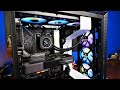 NZXT H710i with Corsair ML120 RGB fans and Corsair H150i Elite LCD AIO